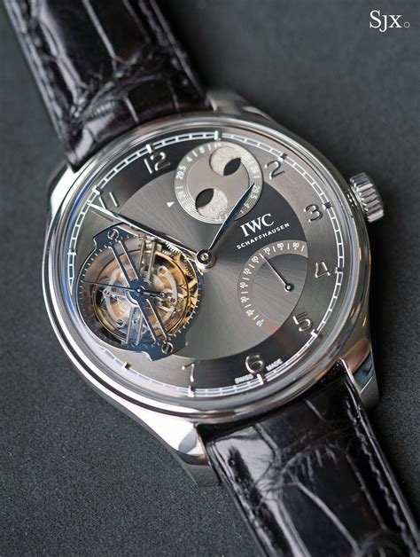 iwc portoghese cinturino large|IWC portugieser tourbillon.